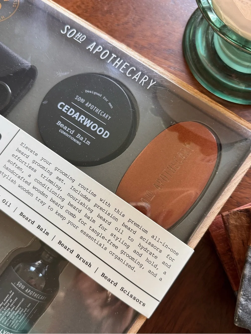 Soho Apothecary Distinguished Beard 6pc Grooming boxed Gift Set
